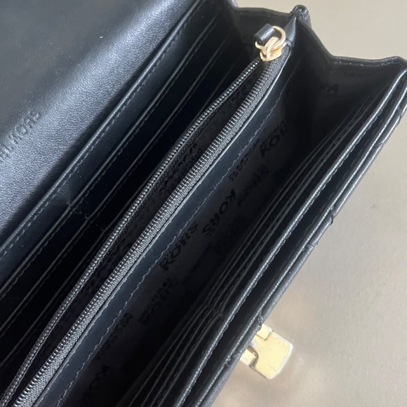 Michael Kors Quilted Black Wallet - Picture 6 of 15